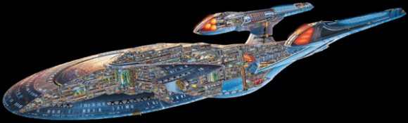 Sovereign Class Cutaway-SF-UFP Highly Classified NTK Only